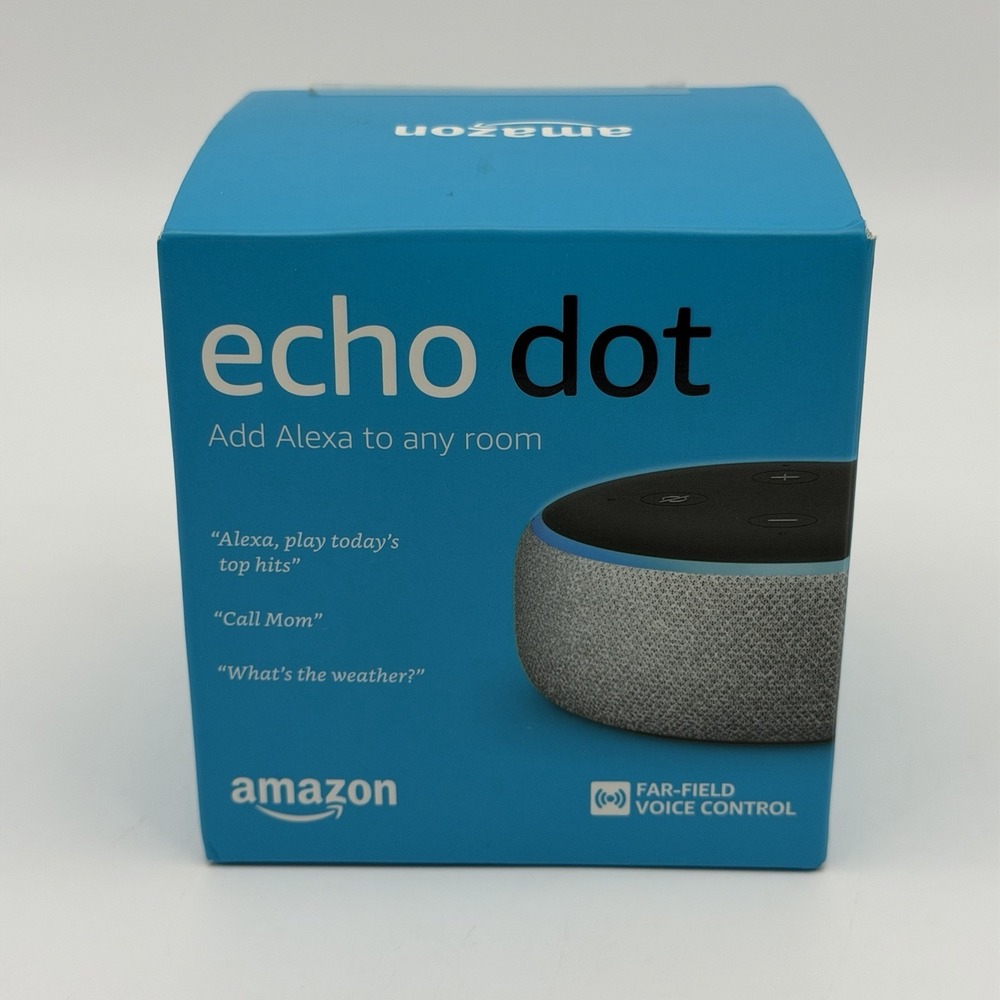 Amazon Echo Dot Alexa 3rd Generation Smart Speaker Gray